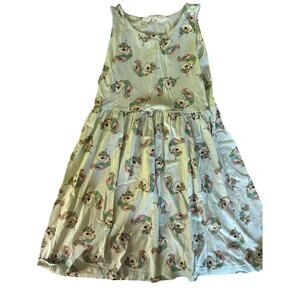 H&M teal Unicorn Dress size 8-10